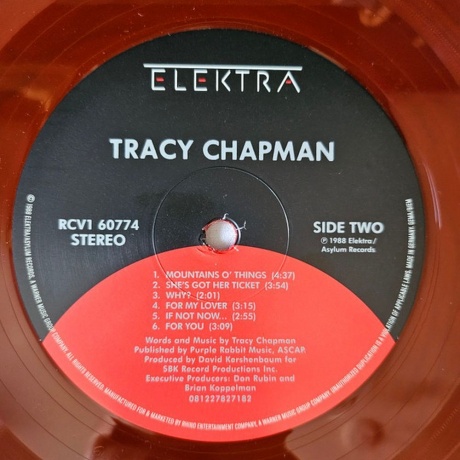 Tracy Chapman - Tracy Chapman (coloured) (0081227827182) виниловая пластинка - фото 3