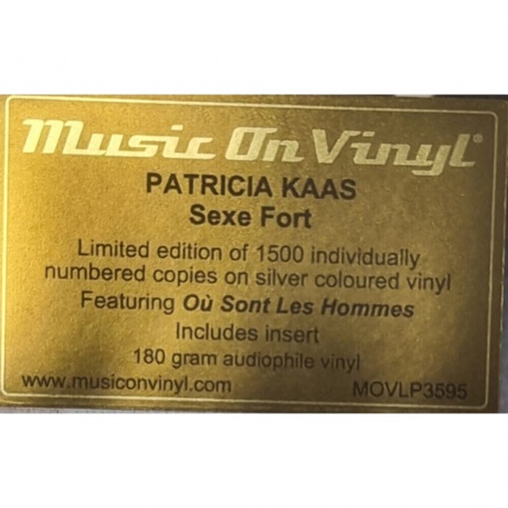 Patricia Kaas - Sexe Fort (coloured) (8719262038653) виниловая пластинка - фото 4
