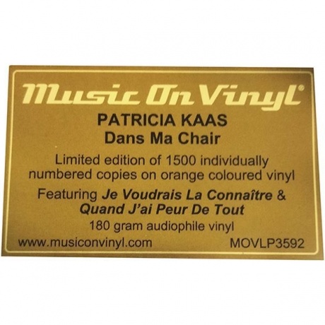 Patricia Kaas - Dans Ma Chair (coloured) (8719262038622) виниловая пластинка - фото 4