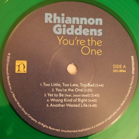Rhiannon Giddens - You're The One (coloured) (0075597904093) виниловая пластинка - фото 3