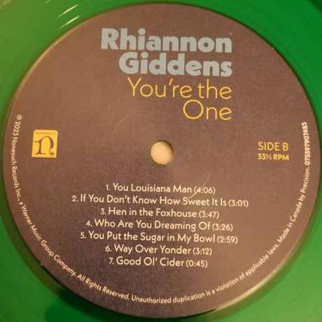 Rhiannon Giddens - You're The One (coloured) (0075597904093) виниловая пластинка - фото 4