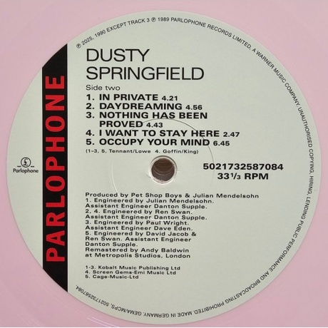 Dusty Springfield - Reputation (coloured) (5021732587084) виниловая пластинка - фото 5