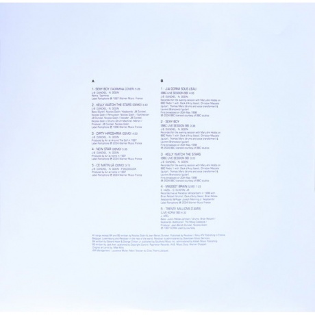 Air - Moon Safari: Live &amp; Demos (coloured) (5021732549679) виниловая пластинка - фото 5