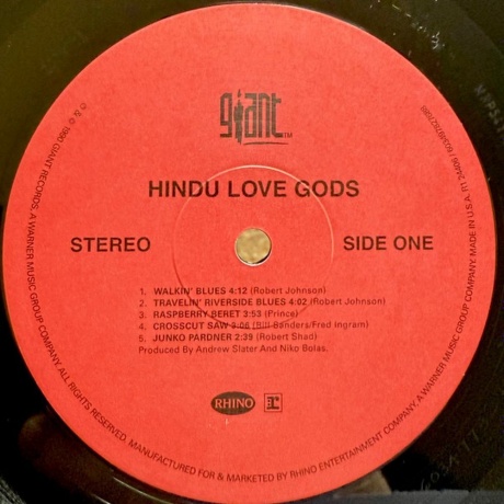 Hindu Love Gods - Hindu Love Gods (0603497827688) виниловая пластинка - фото 3