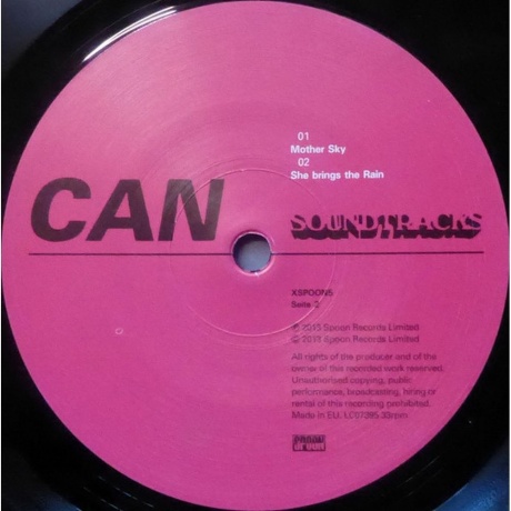 Can - Soundtracks (4015887000513) виниловая пластинка - фото 3