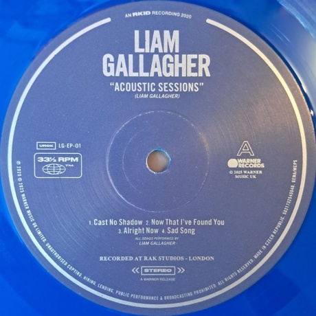 Liam Gallagher - Acoustic Sessions (coloured) (5021732545046) виниловая пластинка - фото 2
