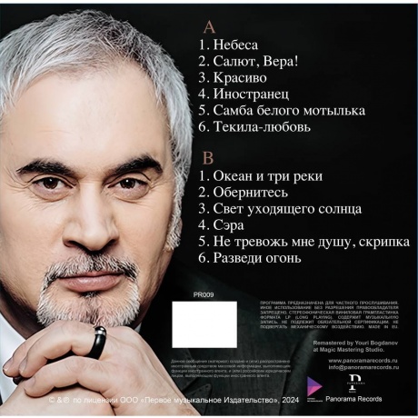 Валерий Меладзе - Лучшие песни (turquoise) (4603320377584) виниловая пластинка - фото 4
