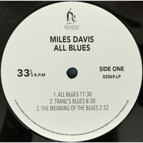 Miles Davis - All Blues (5711053020697) виниловая пластинка - фото 5