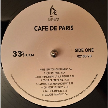 Various Artists - Cafе De Paris (5711053021007) виниловая пластинка - фото 3