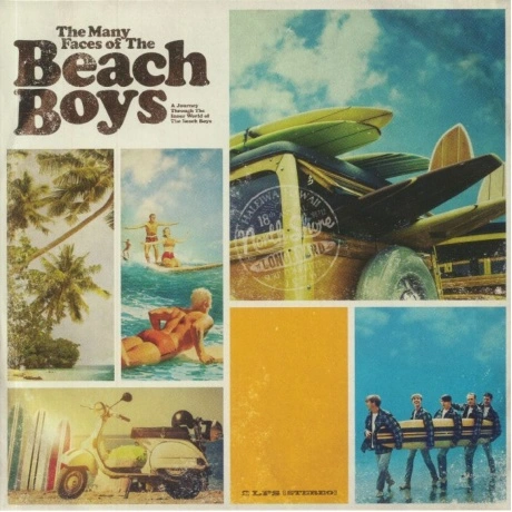 Many Faces Of - The Beach Boys (Blue / Yellow Transparent Marble...