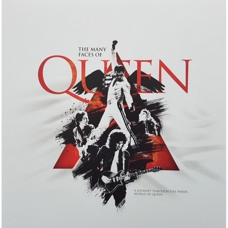Many Faces Of - Queen (Transparent Red) (8430717000246) виниловая пластинка - фото 1