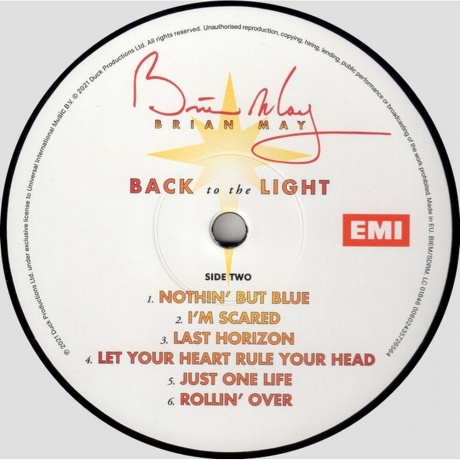 Brian May - Back To The Light (0602435726564) виниловая пластинка - фото 4