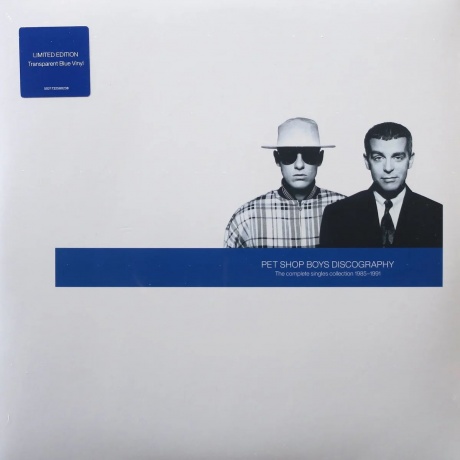 Pet Shop Boys - Discography (Blue) (5021732580238) виниловая пластинка - фото 1