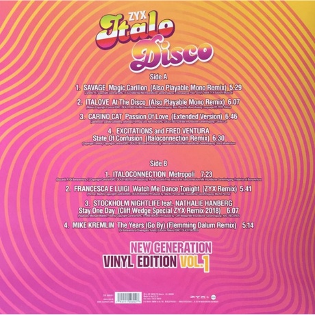 Various Artists - Italo Disco: New Generation (0194111003026) виниловая пластинка - фото 2