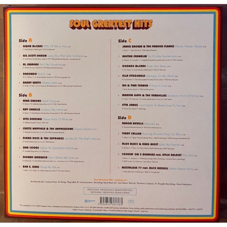Various Artists - Soul Greatest Hits (3596974337763) виниловая пластинка - фото 2