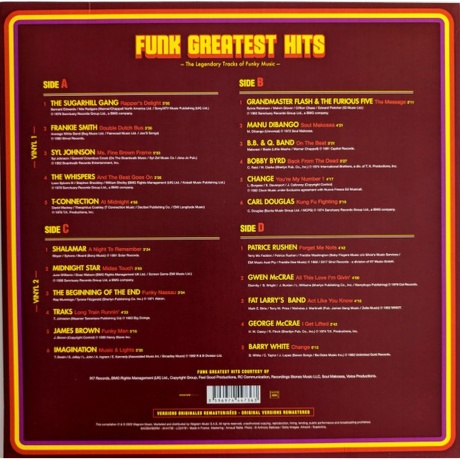 Various Artists - Funk Greatest Hits (3596974447363) виниловая пластинка - фото 2