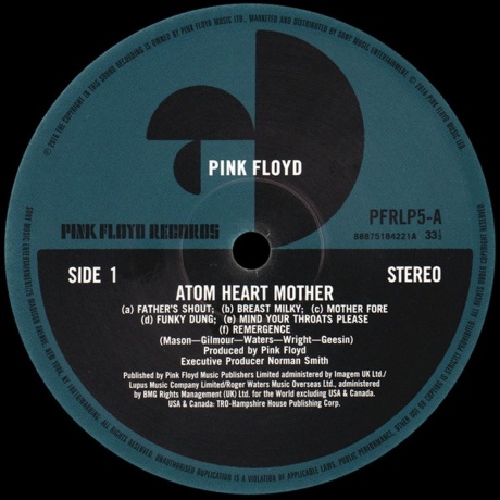 Pink Floyd - Atom Heart Mother (0888751842212) виниловая пластинка - фото 4