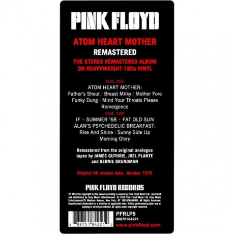 Pink Floyd - Atom Heart Mother (0888751842212) виниловая пластинка - фото 10