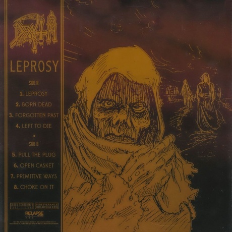 Death - Leprosy (coloured) (0781676520015) виниловая пластинка - фото 2