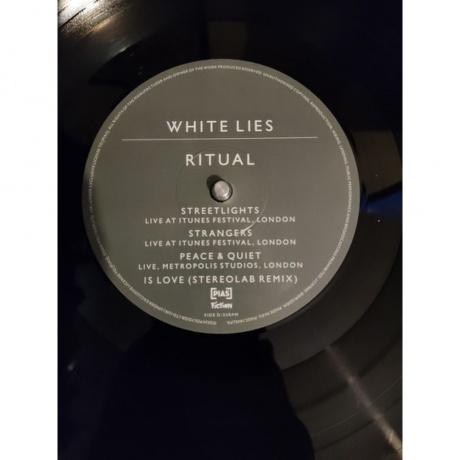White Lies - Ritual (5400863145279) виниловая пластинка - фото 12