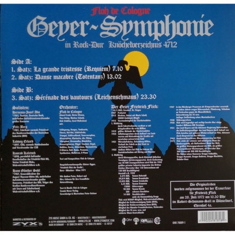 Floh De Cologne - Geyer-Symphonie (0090204818181) виниловая пластинка - фото 2