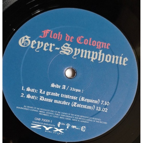 Floh De Cologne - Geyer-Symphonie (0090204818181) виниловая пластинка - фото 5