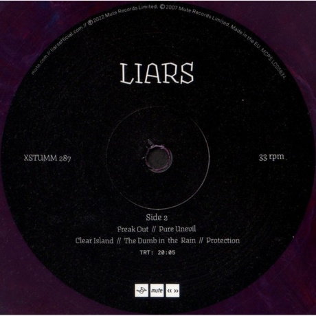 Liars - Liars (coloured) (5400863069056) виниловая пластинка - фото 8