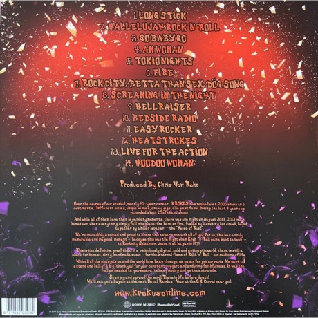 Krokus - Long Stick Goes Boom (coloured) (8719262035782) виниловая пластинка - фото 2