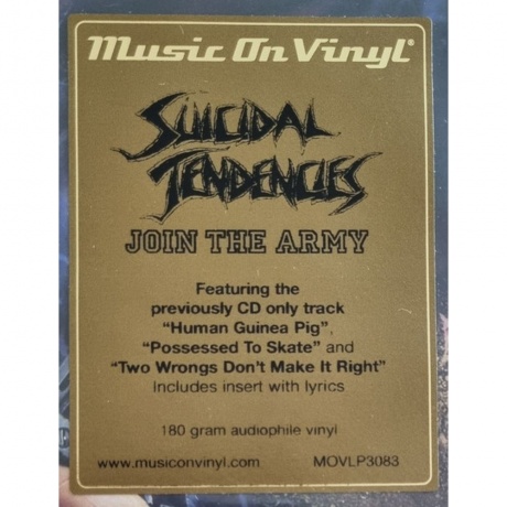 Suicidal Tendencies - Join The Army (0600753948149) виниловая пластинка - фото 7
