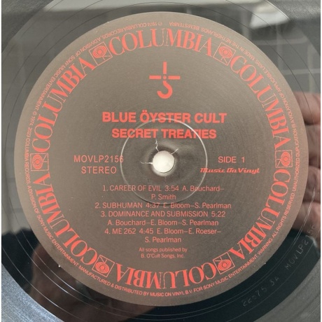 Blue Oyster Cult - Secret Treaties (8719262034648) виниловая пластинка - фото 3