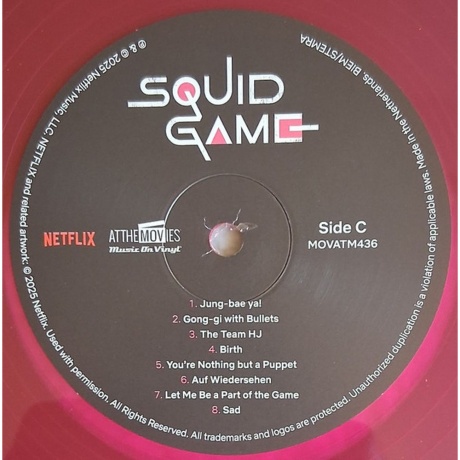 OST - Squid Game (Jung Jaeil) (coloured) (8719262039414) виниловая пластинка - фото 17