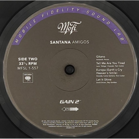 Santana - Amigos (Analogue) (0196588951114) виниловая пластинка - фото 6