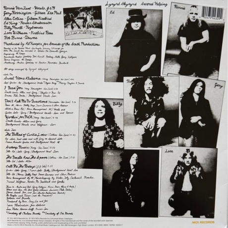 Lynyrd Skynyrd - Second Helping (coloured) (0602475443292) виниловая пластинка - фото 2