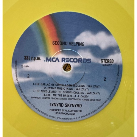 Lynyrd Skynyrd - Second Helping (coloured) (0602475443292) виниловая пластинка - фото 4