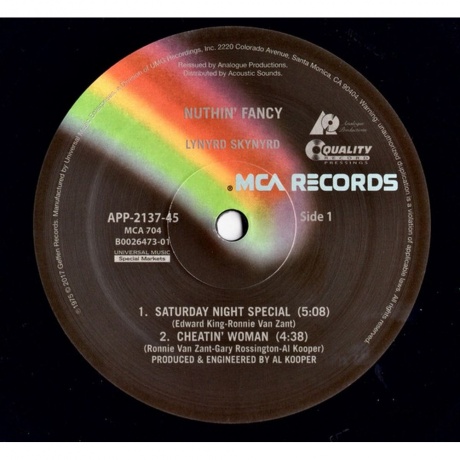 Lynyrd Skynyrd - Nuthin' Fancy (Analogue) (0753088213779) виниловая пластинка - фото 4