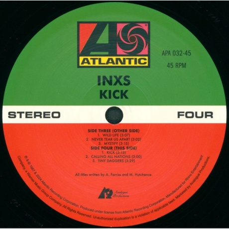 INXS - Kick (Audiophile Edition) (0753088753275) виниловая пластинка - фото 7