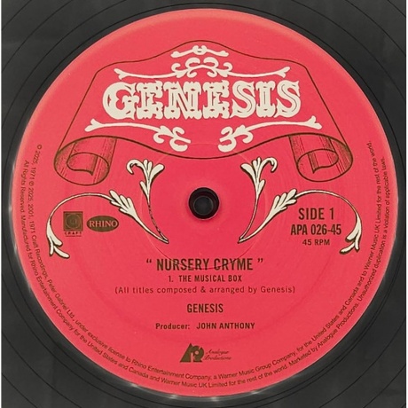 Genesis - Nursery Cryme (Analogue) (0753088752674) виниловая пластинка - фото 5