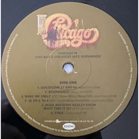 Chicago - Chicago IX: Greatest Hits Expanded  (0603497816118) виниловая пластинка - фото 5