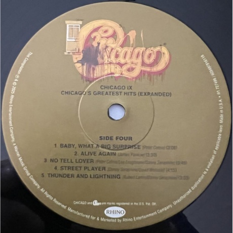 Chicago - Chicago IX: Greatest Hits Expanded  (0603497816118) виниловая пластинка - фото 8
