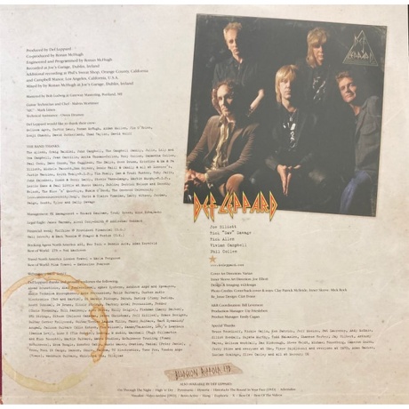 Def Leppard - Yeah!  (0602508180095) виниловая пластинка - фото 11