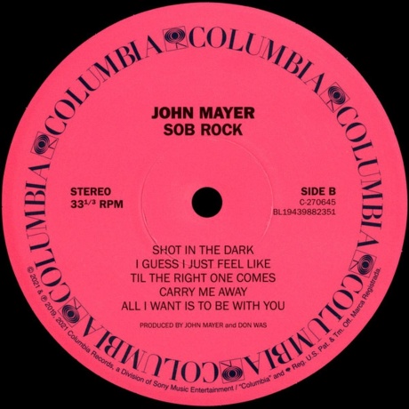 John Mayer - Sob Rock  (0194398823515) виниловая пластинка - фото 4
