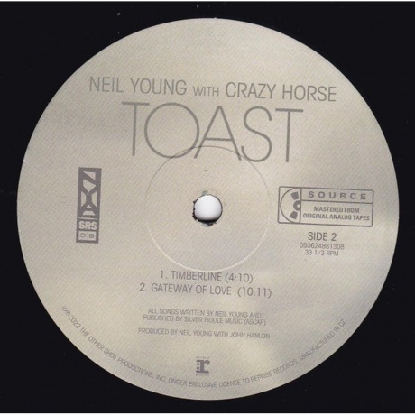 Neil Young &amp; Crazy Horse - Toast  (0093624881308) виниловая пластинка - фото 5