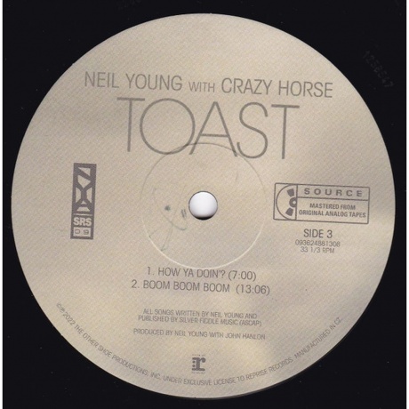 Neil Young &amp; Crazy Horse - Toast  (0093624881308) виниловая пластинка - фото 6