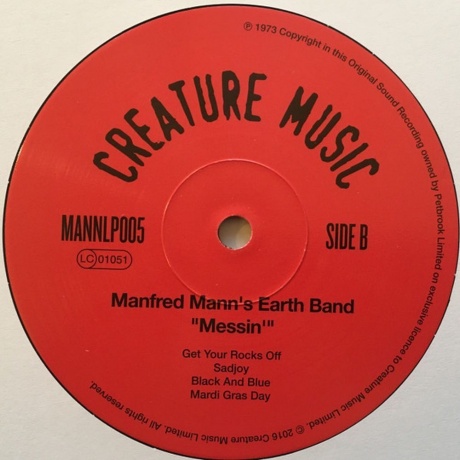 Manfred Mann's Earth Band - Messin' (5060051333873) виниловая пластинка - фото 4