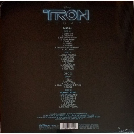 OST - Tron: Legacy (Daft Punk) (coloured) (0050087487003) виниловая пластинка - фото 4