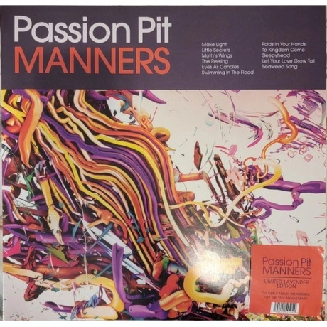 Passion Pit - Manners (coloured) (0194491525040) виниловая пласт...