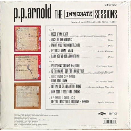 P.P. Arnold - The Immediate Sessions (5060767446263) виниловая пластинка - фото 2