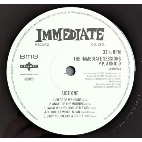 P.P. Arnold - The Immediate Sessions (5060767446263) виниловая пластинка - фото 3