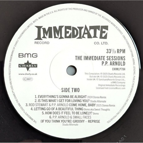 P.P. Arnold - The Immediate Sessions (5060767446263) виниловая пластинка - фото 4