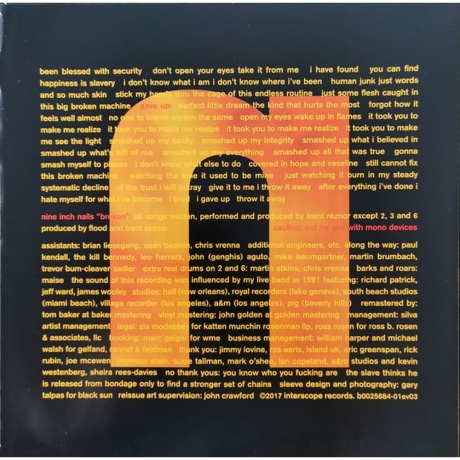 Nine Inch Nails - Broken (EP) (0602557142792) виниловая пластинка - фото 9